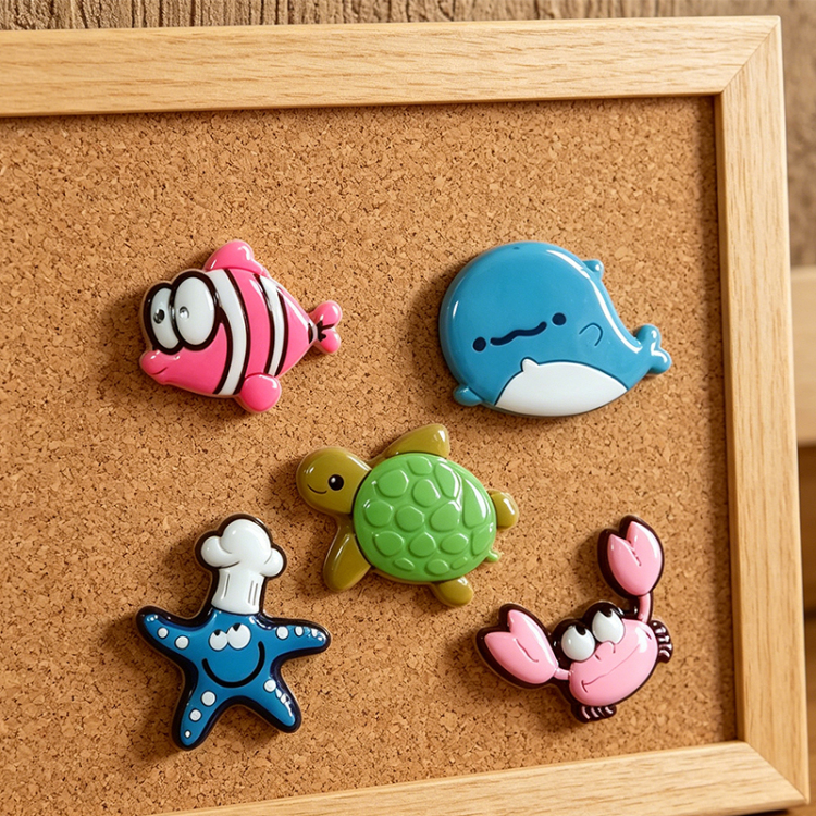 Customized personalized 3D cartoon animal magnetic fridge magnets made of PVC soft rubber Item Picture