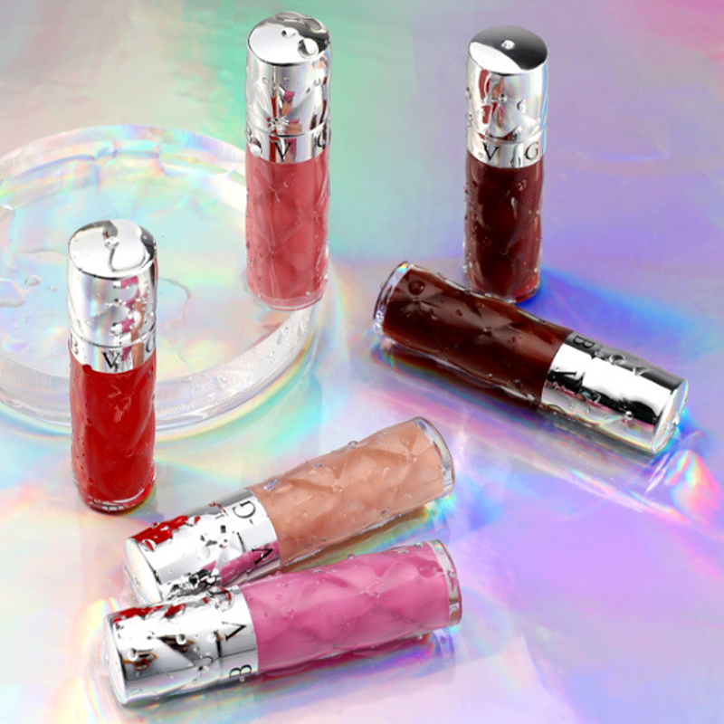 High-gloss non-stick lip gloss, waterproof, long-lasting moisturizing liquid lipstick, fashionable lip gloss with label pattern Specification image