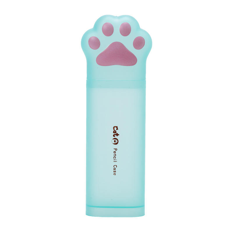 Tian Gao Factory wholesale popular cat-paw stationery boxes, student large-capacity pencil cases, high appearance level and cute PP pen holders Application Scenario