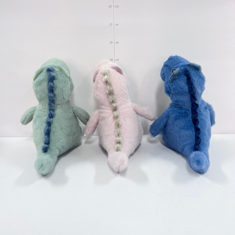 New best-selling foreign trade products: Fire-breathing dragon, Pterosaur, flying dinosaur figurines, cute mink hair, long-haired dragon plush toys details Picture