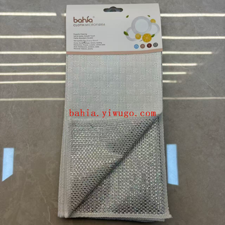 微纤维清洁布洗碗巾百洁布抹布厨房洗碗巾棉家用多功能擦布图