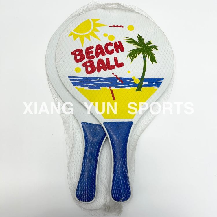 大号沙滩球拍厂家直销产  颜色图案混 来样定做 外贸批发