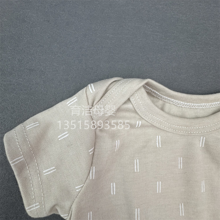 3-piece set of summer baby halter tops for boys and girls, pure cotton Class a baby clothes, one-piece hatchcoat for babies Specification image
