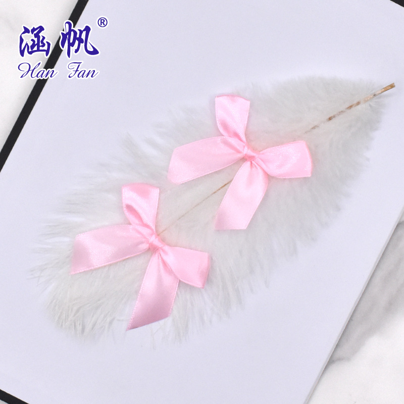 多尺寸缎带现货蝴蝶结 礼盒包装婚礼装饰手打结 伴手礼手工蝴蝶结