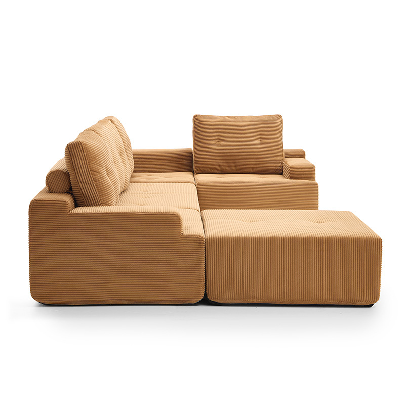 All-sponge vacuum compressed sofa block vacuum rolled all-sponge frameless living room small-sized combination sofa Specification image