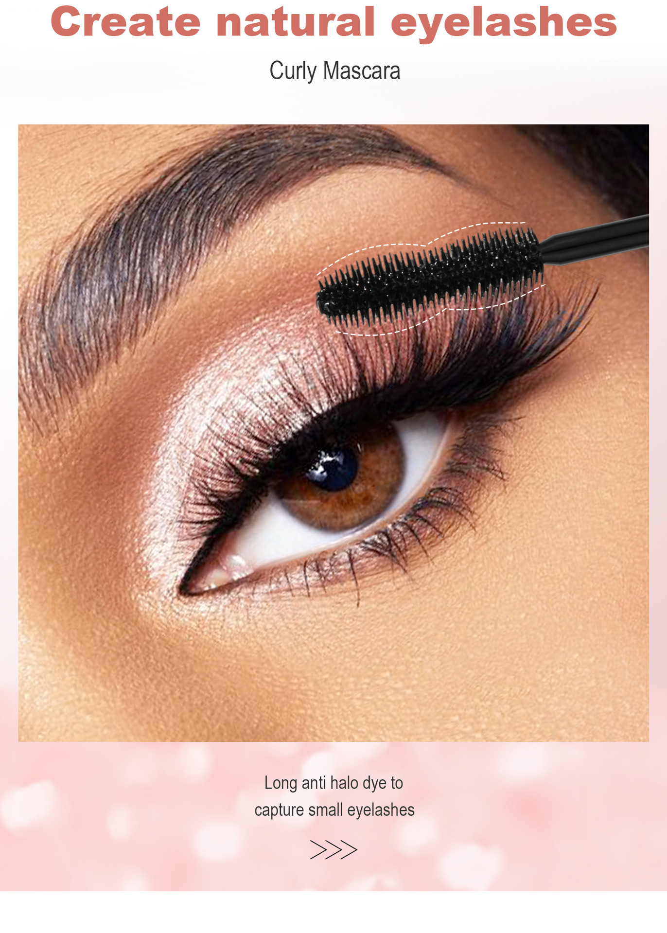 Starlight Diamond Eyelash Gel - Lengthens, thickens, curls and won't get dirty Application Scenario