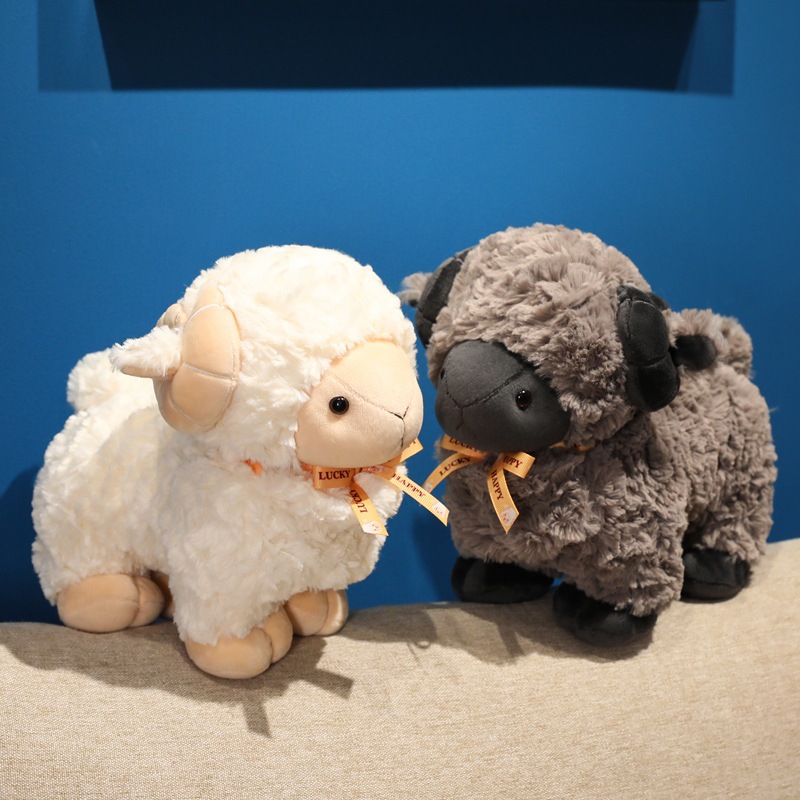 The new Nordic lamb plush toys, cute sheep throw pillows and children's cloth dolls are selling well Specification image