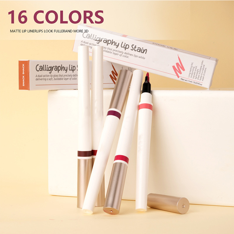 Mineral natural, long-lasting, waterproof, vegan matte lip liner pen Specification image