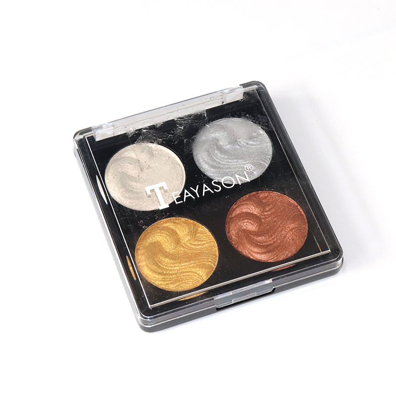 Factory-customized small-batch dark eyeshadow palettes - glitter micro-light colored eyeshadow cosmetics, vegan water-based multi-color eyeshadow details Picture