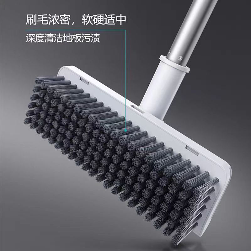 Wholesale of three-in-one folding broom and dustpan set for household plastic magic brooms, brooms and scrapers Specification image