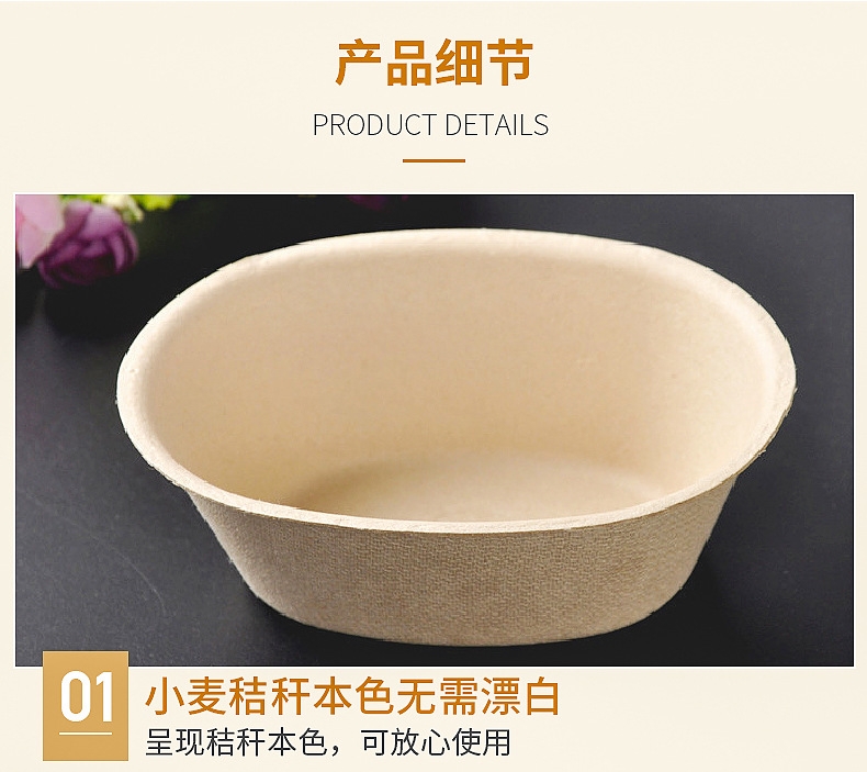 降解环保餐盒产品图