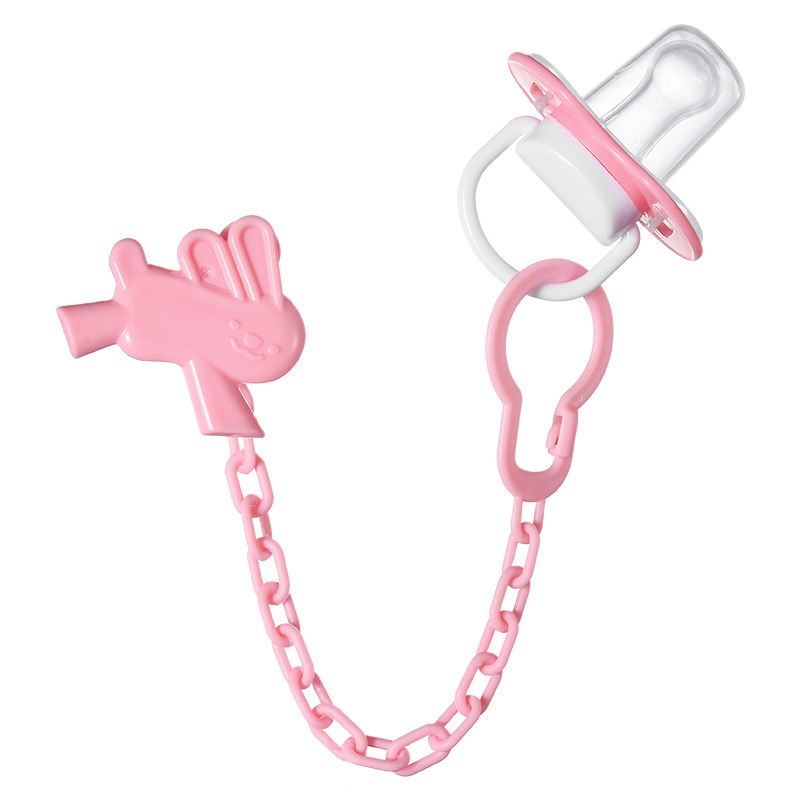 英文卡装 宝宝安抚奶嘴+防掉链套装 婴儿安睡奶嘴