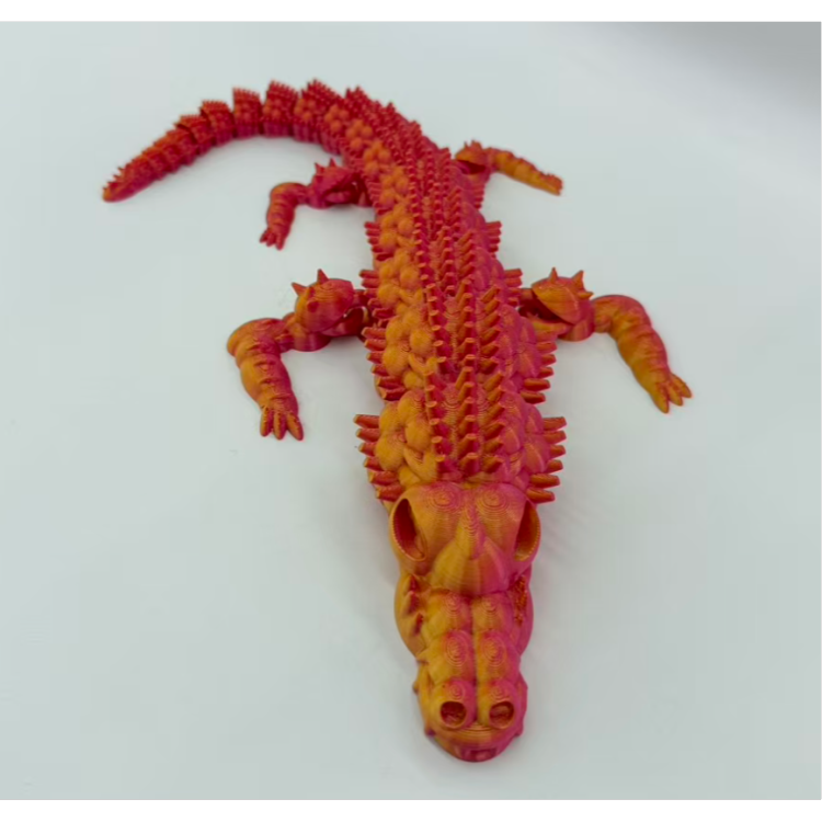 40cm3D печатает мультисуставы, которые могут двигать фигурки аллигаторов Specification image