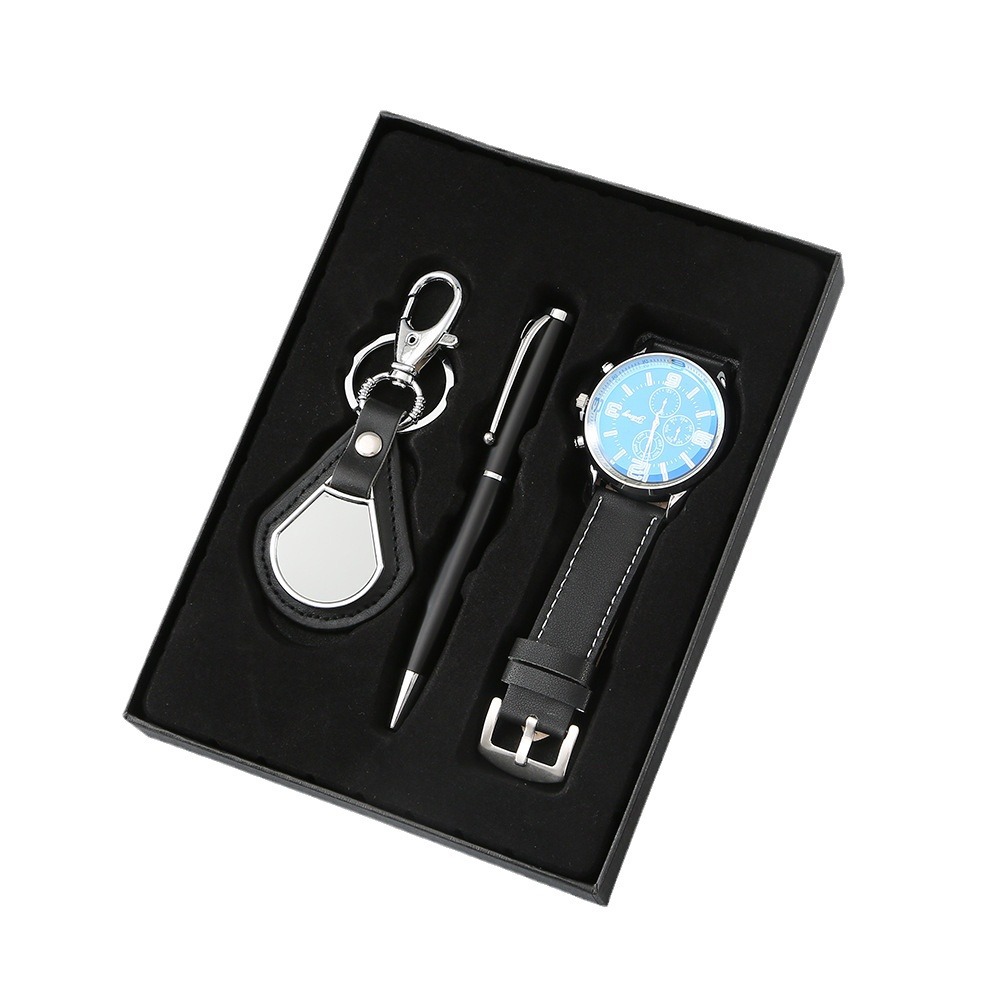 Corporate gifts, employee gift sets, Teachers' Day watches, keychains, ballpoint pens, business gift sets, three-piece sets Application Scenario