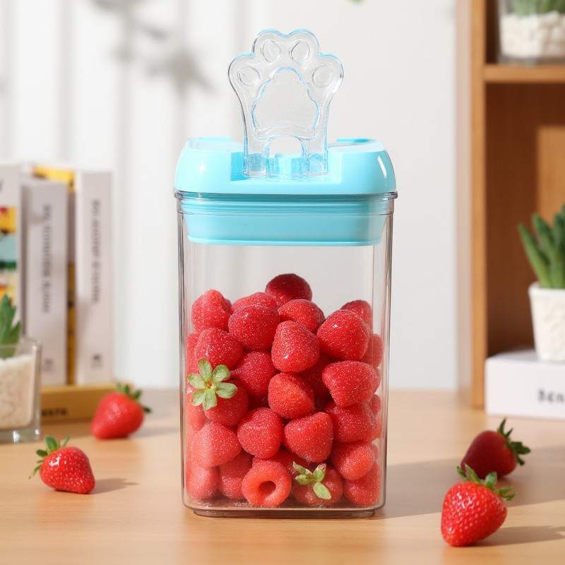 密封五谷杂粮罐厨房收纳食品级干货透明塑料罐盒子零食储物茶叶罐细节图