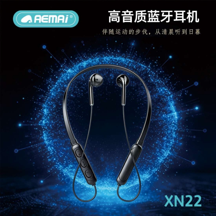 New cross-border wireless Bluetooth headphones, neckband stereo noise-cancelling universal sports headphones, ultra-long battery life headphones