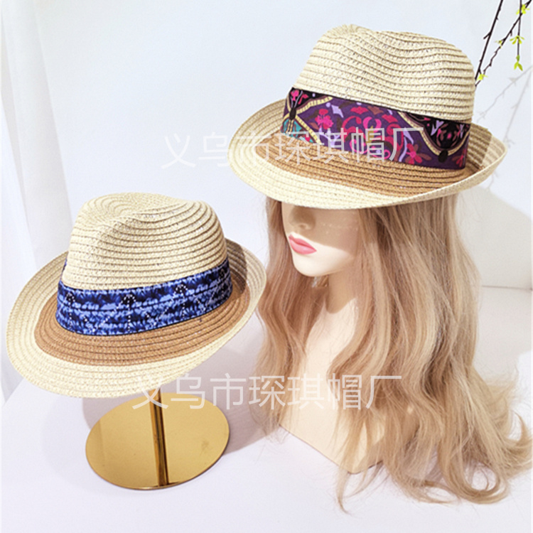 Summer's new bestsellers for women: Panama grass hats, top hats, sun-protective rolled-up caps, sun hats, versatile sun hats, outdoor vacation and travel details Picture