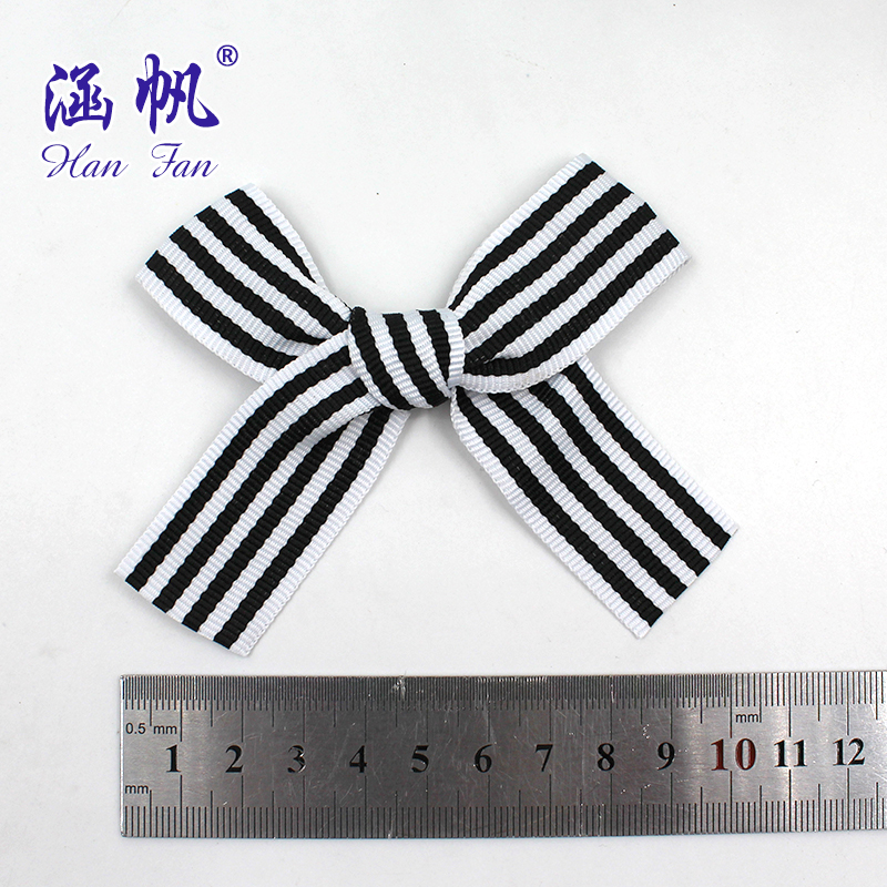 Striped colored woven ribbon hair accessories, headwear materials, DIY jewelry accessories, handcrafted bows