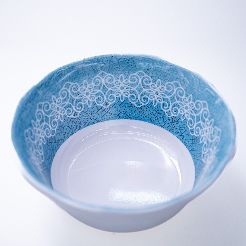 A5 melamine plate, Nordic Western cuisine plate, steak plate, round tray, creative arrangement plate, vegetable plate, breakfast plate, salad plate Application Scenario