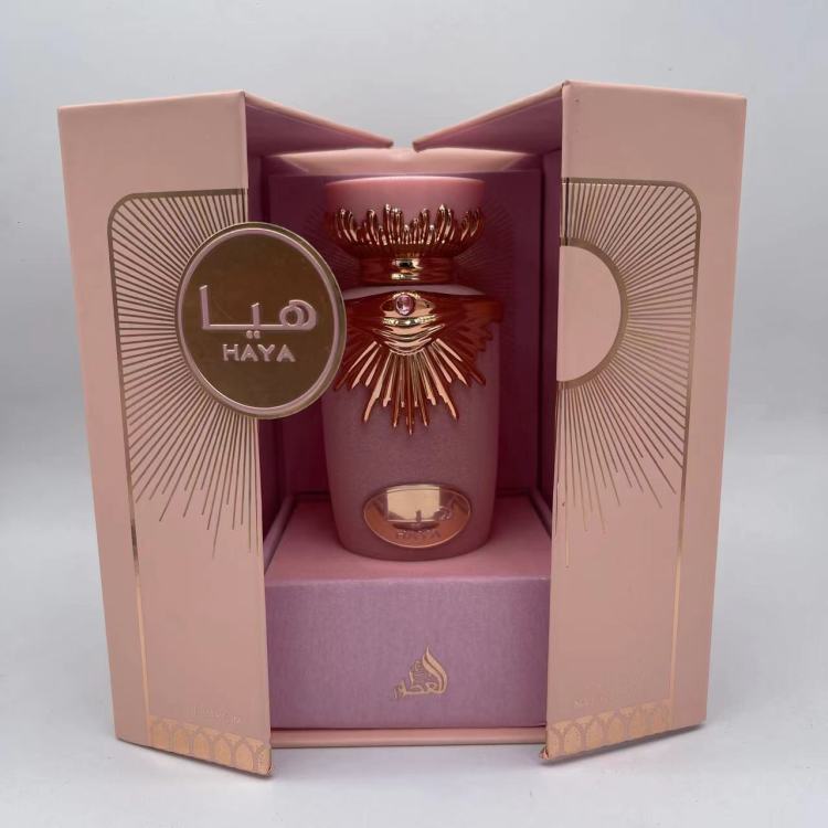 Crossover caja de regalo de alta calidad Lattafa HAYA mujeres mujeres perfume larga estancia oriente medio árabe Specification image
