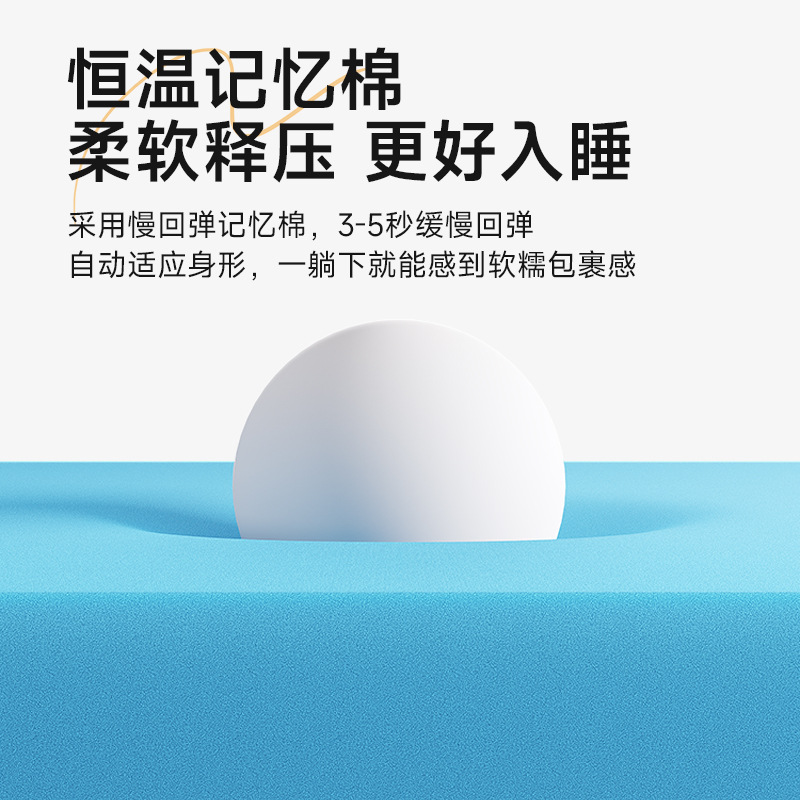 Factory wholesale of star hotel mattresses, Simmons home memory foam independent spring thickened soft pads for hotels and homestays details Picture