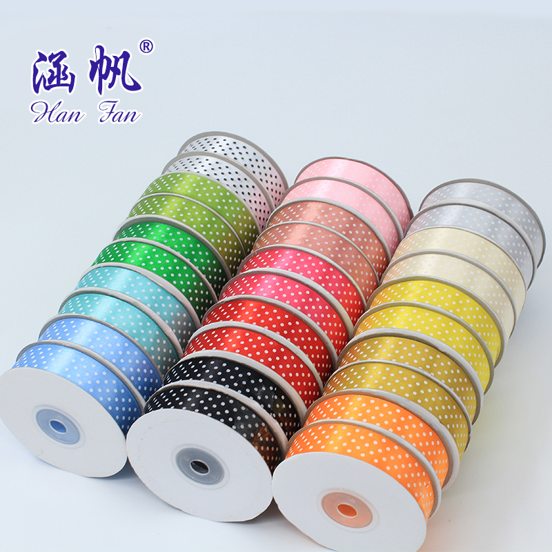 Colorful polka dot ribbons, wedding and festival supplies, paper decorations, honeycomb balls, colored stripes, decals, Easter decorative materials Specification image