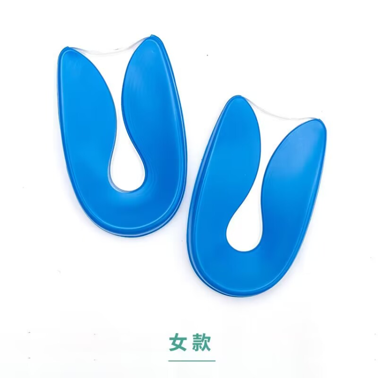 Silicone heel pad, heel protection insole, transparent invisible bone spur, relieves heel inflammation, heel pad Application Scenario