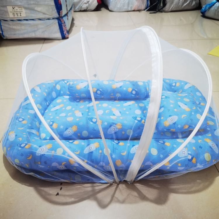 Baby mosquito net cartoon, no installation required, foldable with frame, baby mosquito net, BB yurt, newborn bed mosquito net cover Specification image