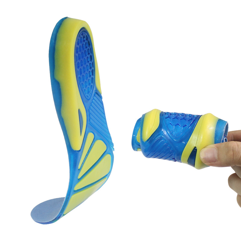 SEBS velvet elastic shock-absorbing, sweat-absorbing, soft, anti-slip, arch support, women's basketball and badminton PE PU insoles Specification drawing