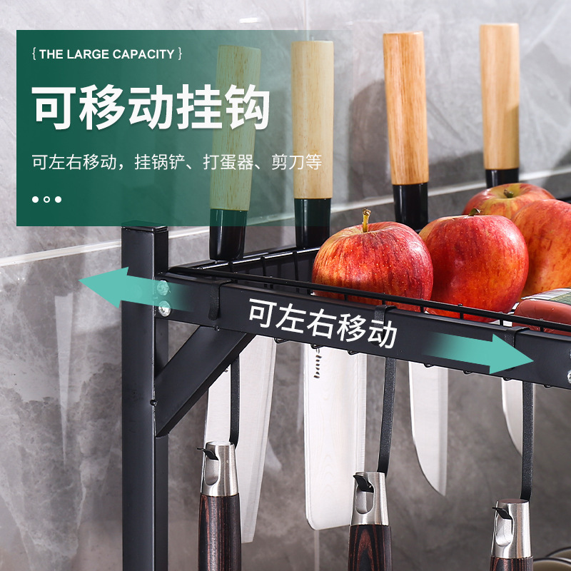 Cross-border best-selling kitchen bowl and chopstick draining rack, countertop, multi-layer bowl and plate storage rack, kitchen storage rack, draining rack Application Scenario