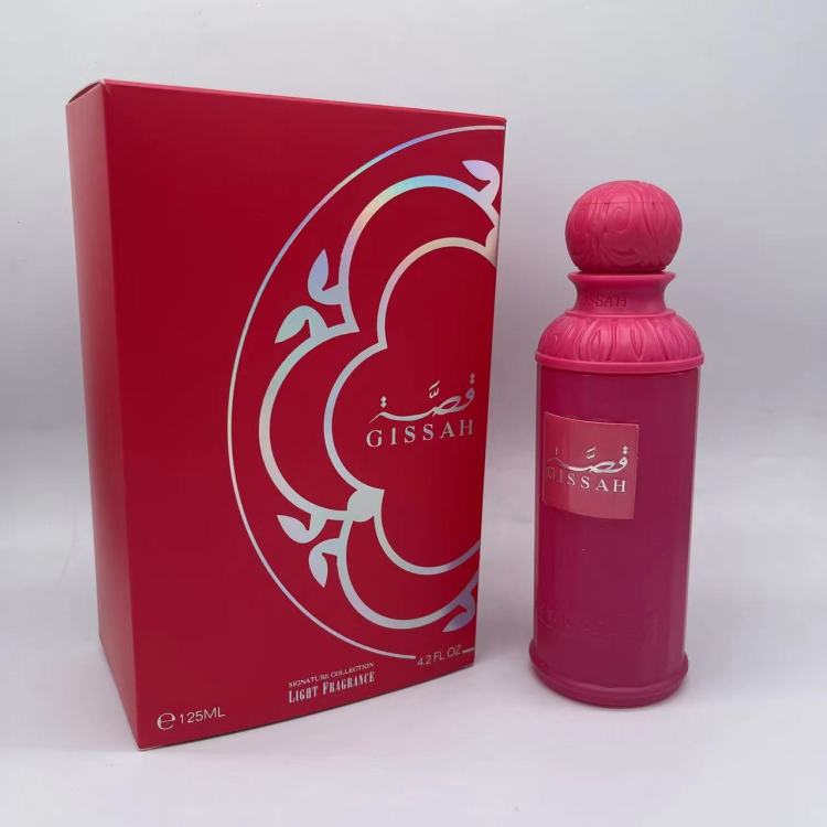 Cross-border bestseller GISSAH pink Middle Eastern Arab perfume, Dubai unisex perfume, wholesale for export to Vietnam details Picture