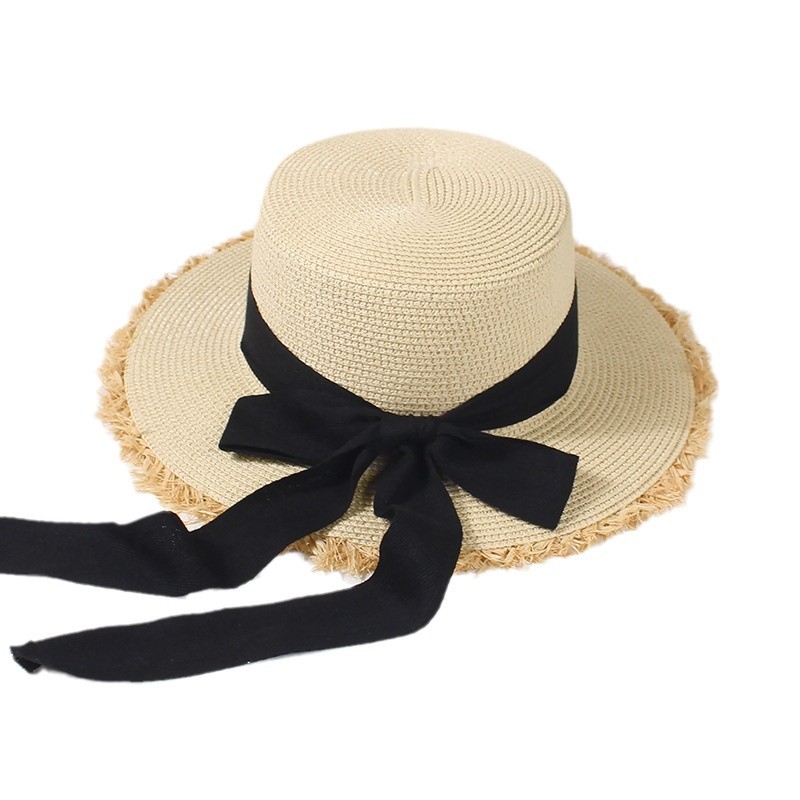 Cross-border wide-brimmed straw hats, custom-made outdoor sun protection hats, high-end style papyrus wide-brimmed straw hats Application Scenario