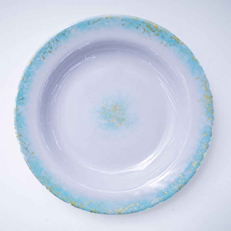 Wholesale of melamine tableware plates for commercial hotels, hot pot restaurants, and cold dish plates in Ningbo, Guangdong full figure