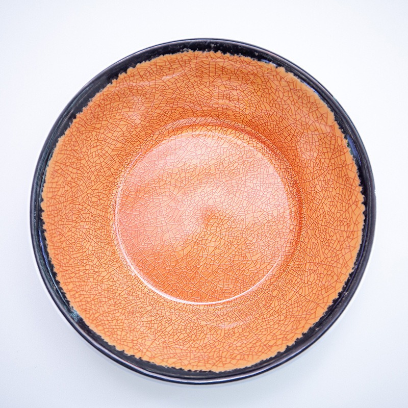 High-end tableware, melamine plates, bowls, cups, dipping sauces, food-grade hot pot and barbecue plates, plastic imitation porcelain details Picture