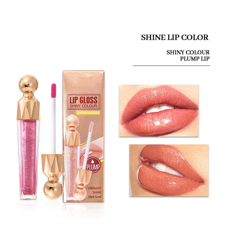 Water Gloss Mirror Lip gloss with a transparent, slightly sparkling pearlescent effect, non-sticky and long-lasting moisturizing and nourishing lip gloss MSDS details Picture
