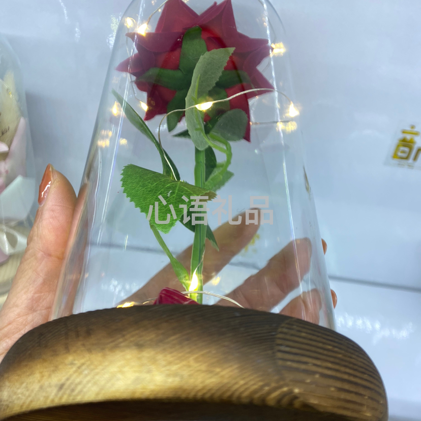 玻璃罩/流沙/手饰/花瓶摆件/玻璃制品细节图