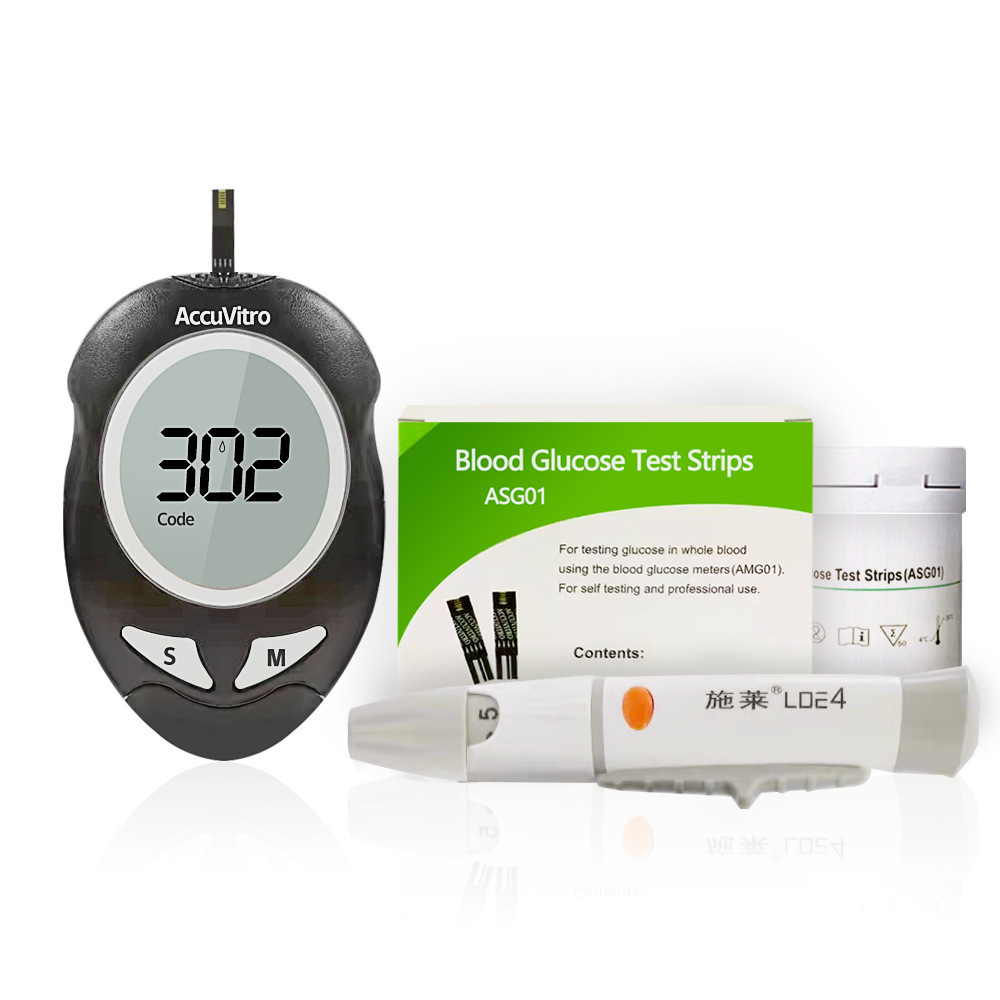Cross-border exclusive home blood glucose meter without adjustment, English packaging includes test paper, fully automatic blood glucose detection instrument Application Scenario