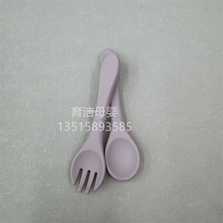 شوكة ملعقة في كوب ماء الأطفال بسيليكا، Item Picture