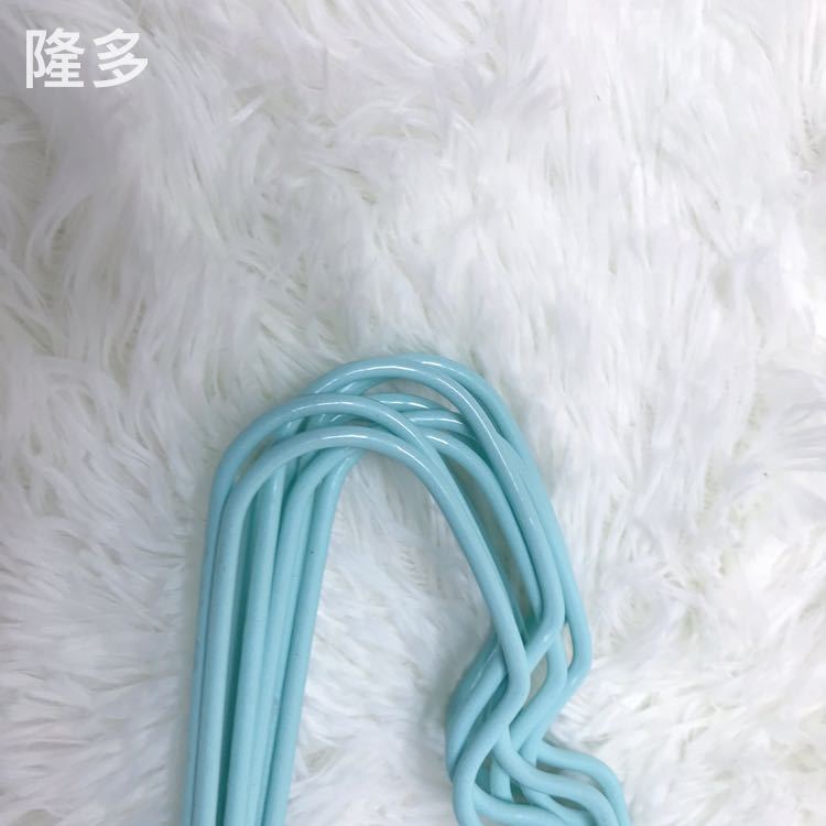 0066 Iron hanger, plastic hanger, girls' hanger, dormitory hanger, anti-slip hanger details Picture