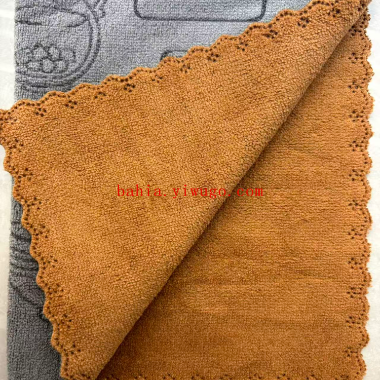 Digital printing 30*30cm dishwashing cloths, kitchen dishwashing cloths, cleaning and stain removal cloths, cleaning cloths Specification image