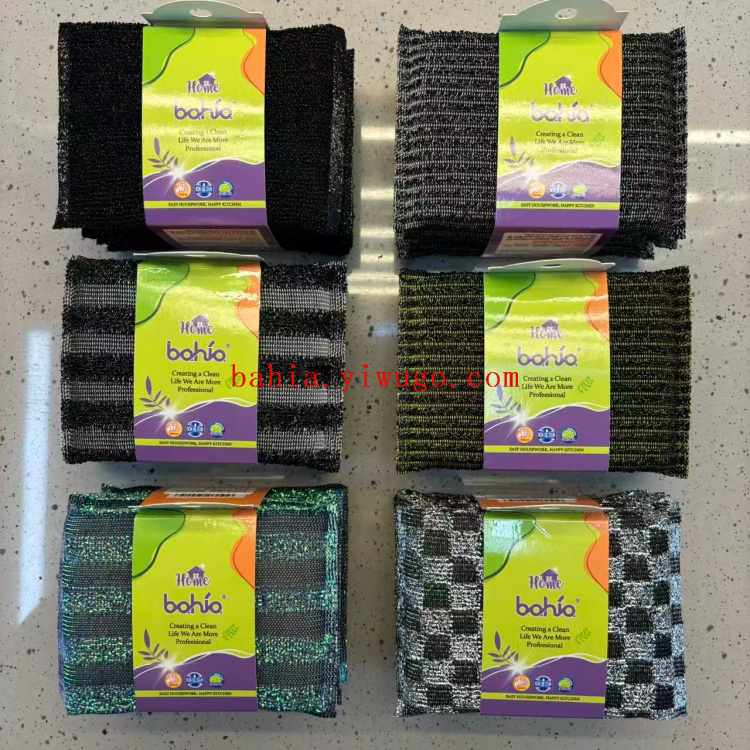 4PCS مجموعة متنوعة من المطابخ التي تغسل الأواني وتغسل الأواني وتغسل الإسفنج details Picture