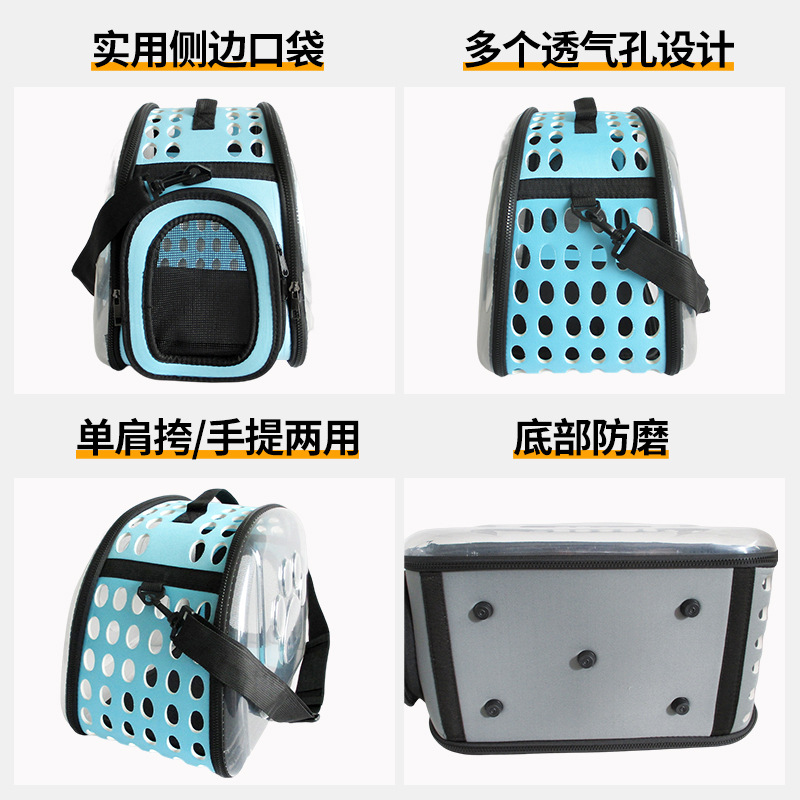 跨境宠物鹦鹉背包宠物包带尿垫防漏便携透气