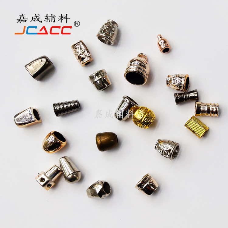 饰品/珍珠/皱纹珠/合金吊坠配件/饰品配件白底实物图