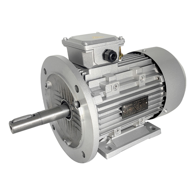 YE3 three-phase asynchronous motor, all-copper new material aluminum shell extended shaft B35, industrial general factory direct sales details Picture