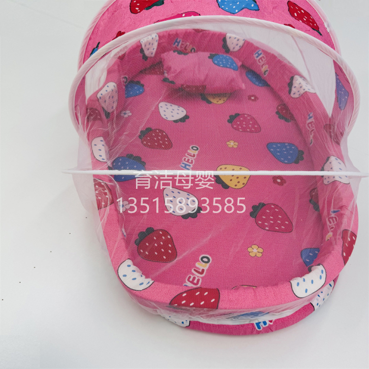 跨境便捷式婴儿子宫床可折叠海绵地纯棉加厚防虫蚊宝宝床中床蚊帐