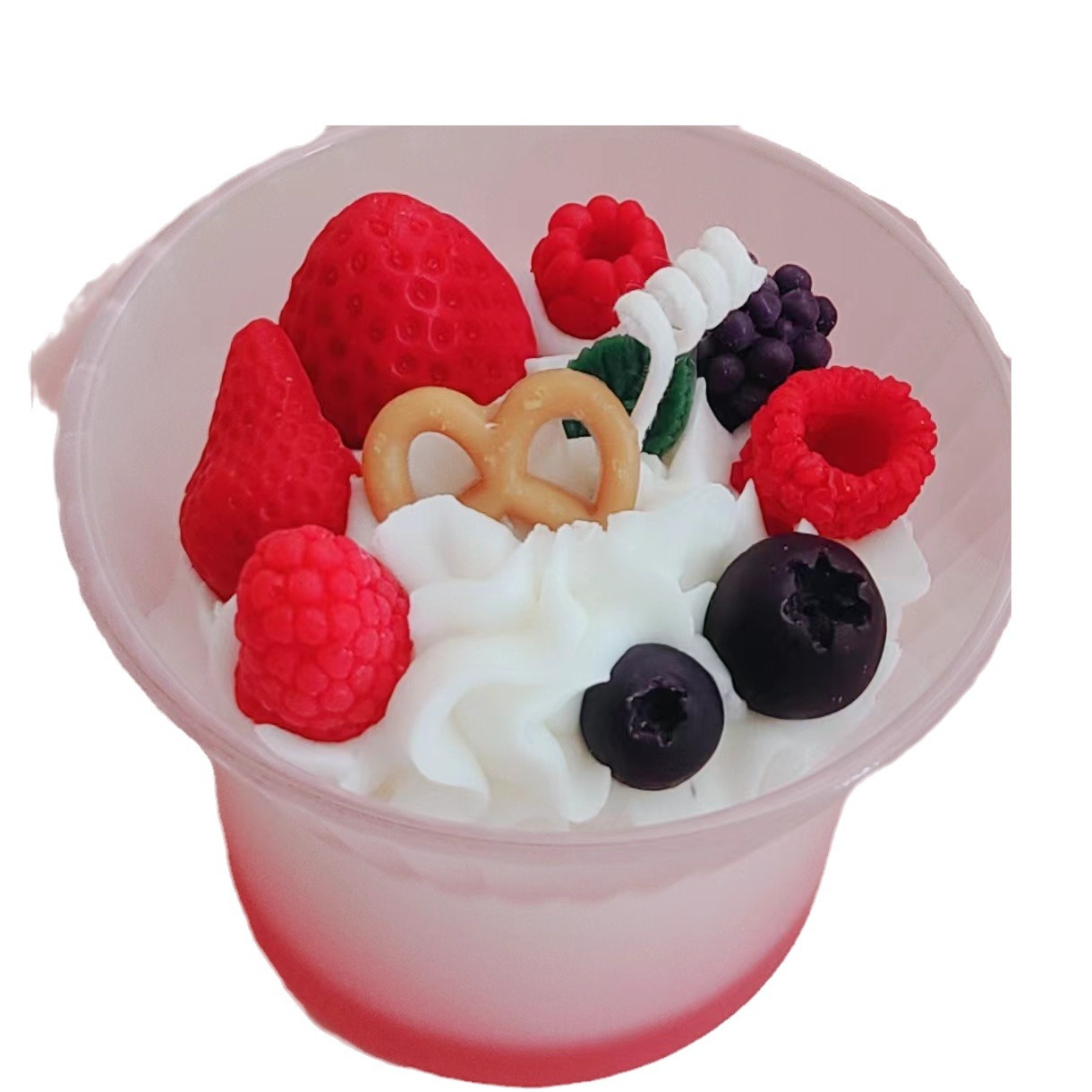 Creative high-end gradient flower coffee cup, ice cream, scented candle, cross-border dessert, scented fruit cup wax Application Scenario