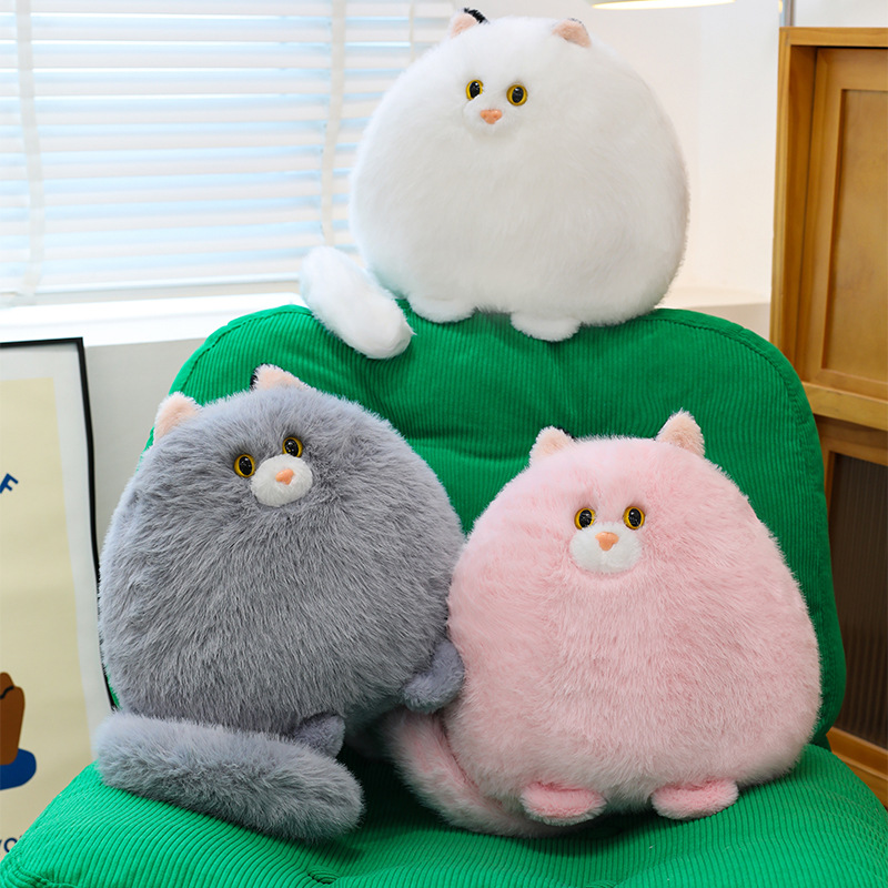Wholesale cat plush toys, sofa cushions, male and female hugs, long-tailed cat dolls, gift shop, giving gifts to friends details Picture