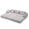 Factory-customized all-sponge vacuum compression sofa, which can be reclined and folded, is a multi-functional sitting and sleeping sofa for small-sized living rooms Specification image