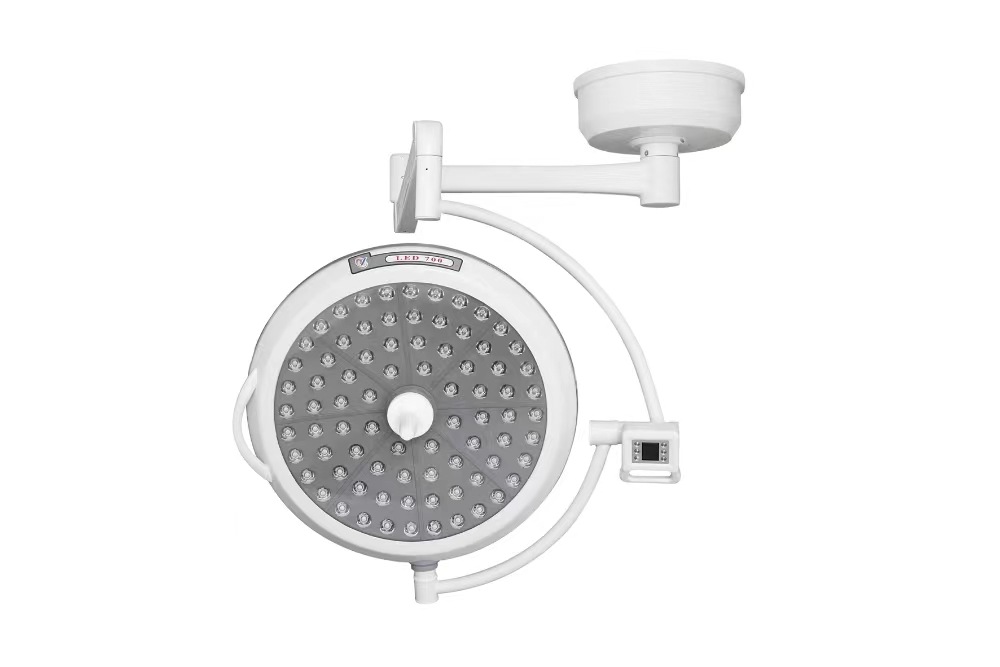 Surgical shadowless lamp, operating room LED shadowless lamp, comprehensive oral implant cold light, single and double head mobile hanging type details Picture