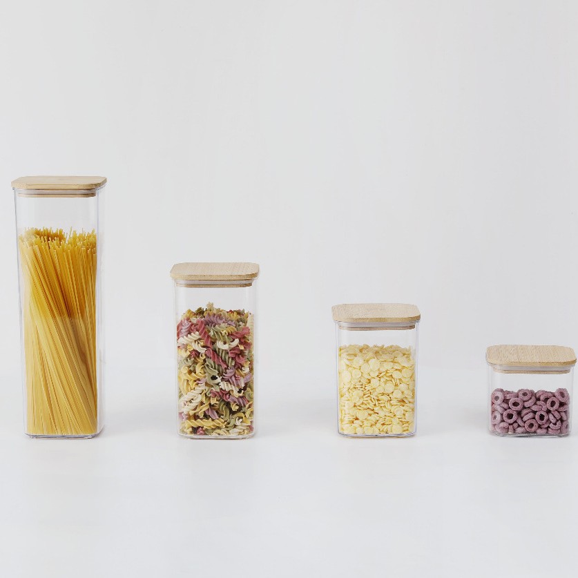 Plastic sealed cans, kitchen food storage cans, food-grade transparent plastic cans, noodle boxes, and grain preservation boxes Item Picture